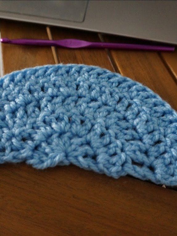 Crochet pattern bundle: 5 patterns for the semi circle with different stitches product image (3)