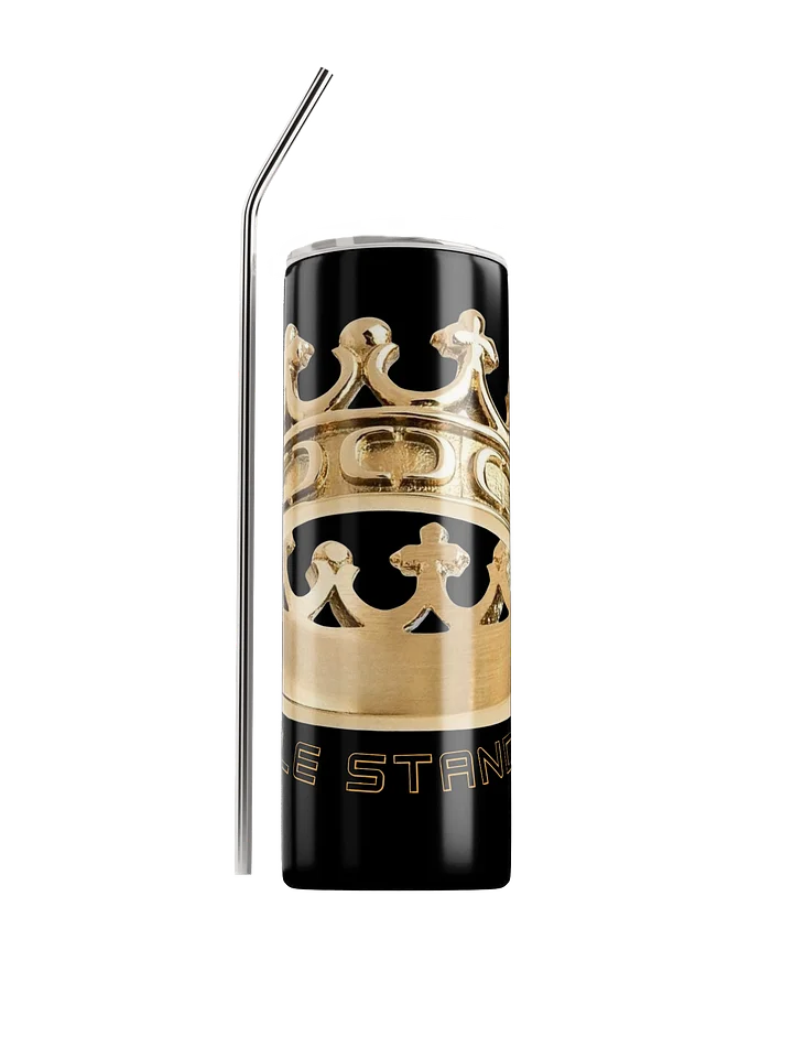 Crowned Elegance Stainless Steel Tumbler product image (1)
