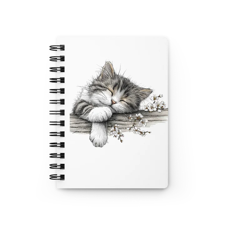 Cat Spiral Notebook product image (1)