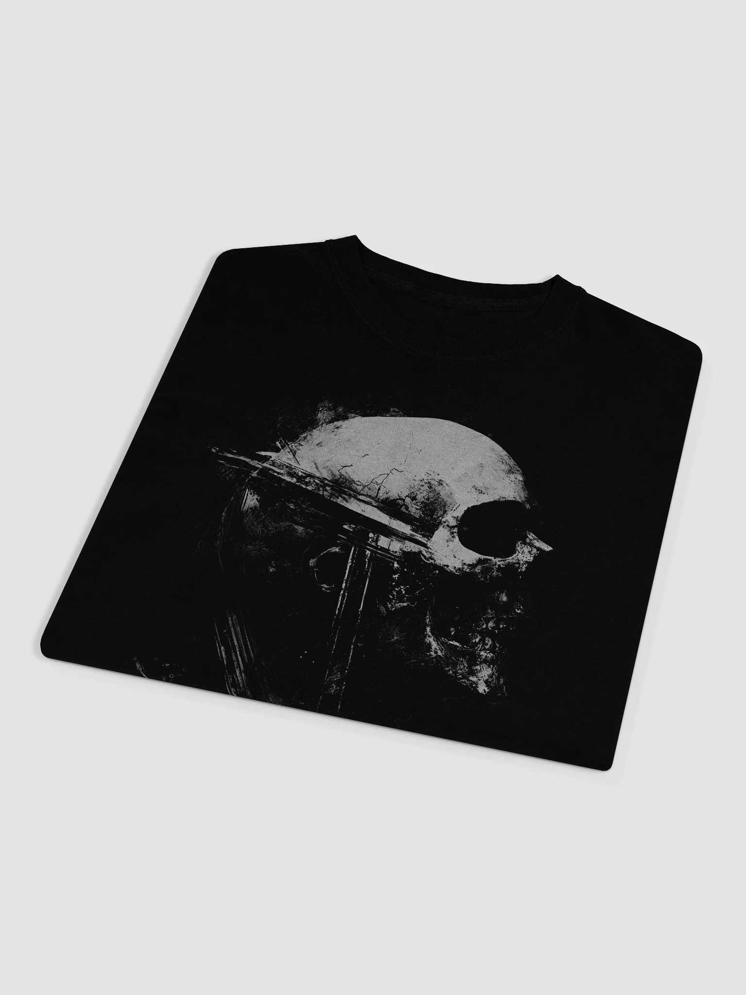 Raven Skull Black Long Sleeve Shirt product image (3)