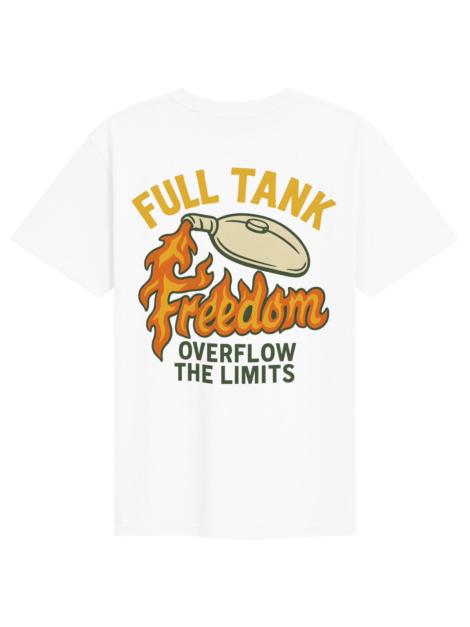 Full Tank Freedom Motorcycle T-Shirt product image (1)