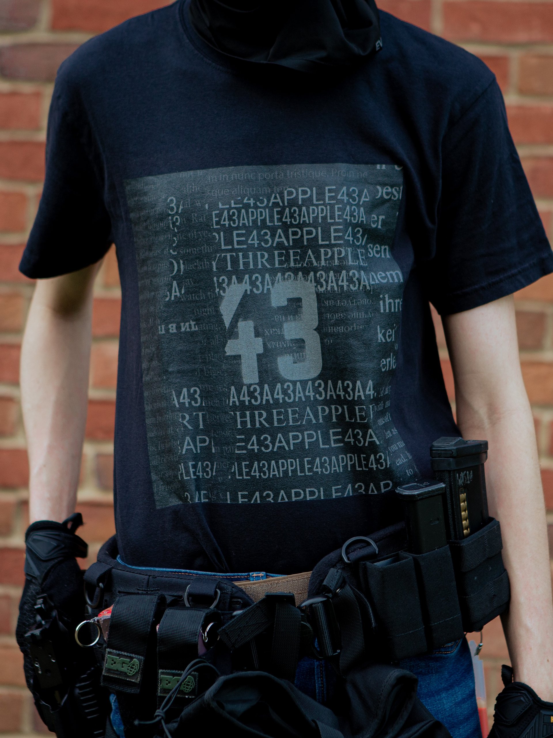 "43" Graphic T-Shirt (Blackout) product image (3)
