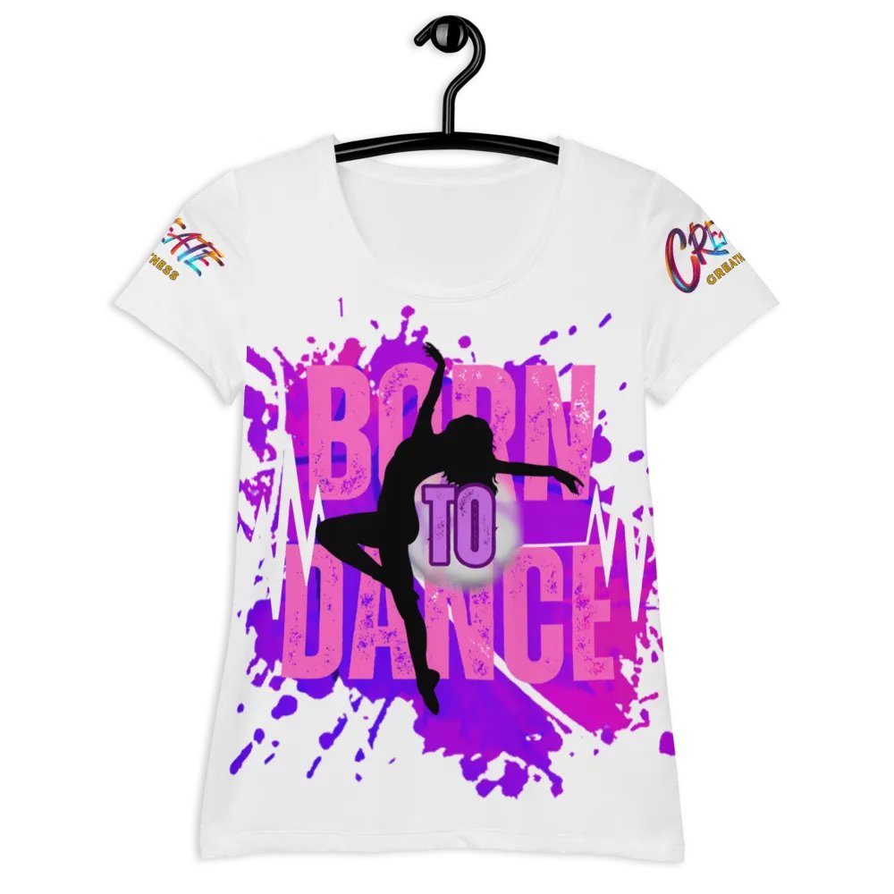 Dynamic Born to Dance Huge Print Athletic Tee product image (6)