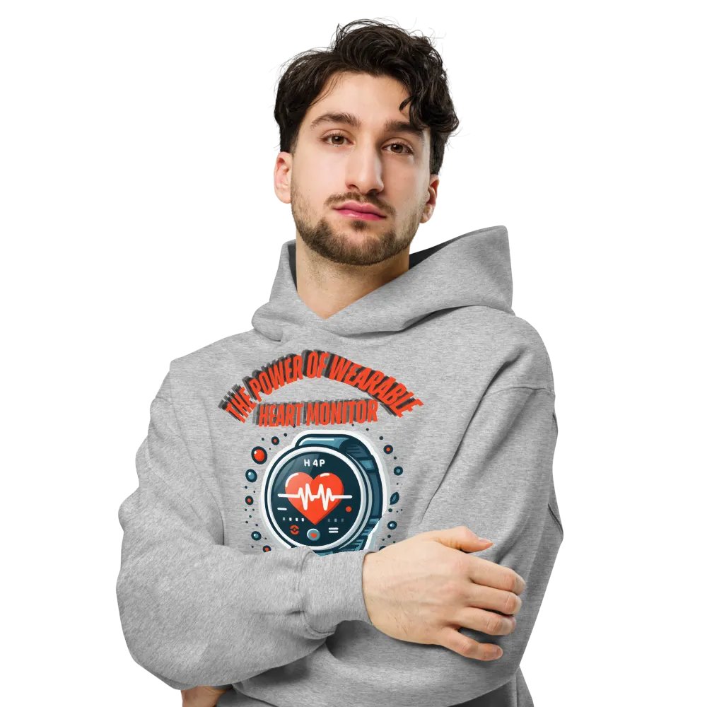 Heartbeat Guardian Oversized Hoodie product image (16)