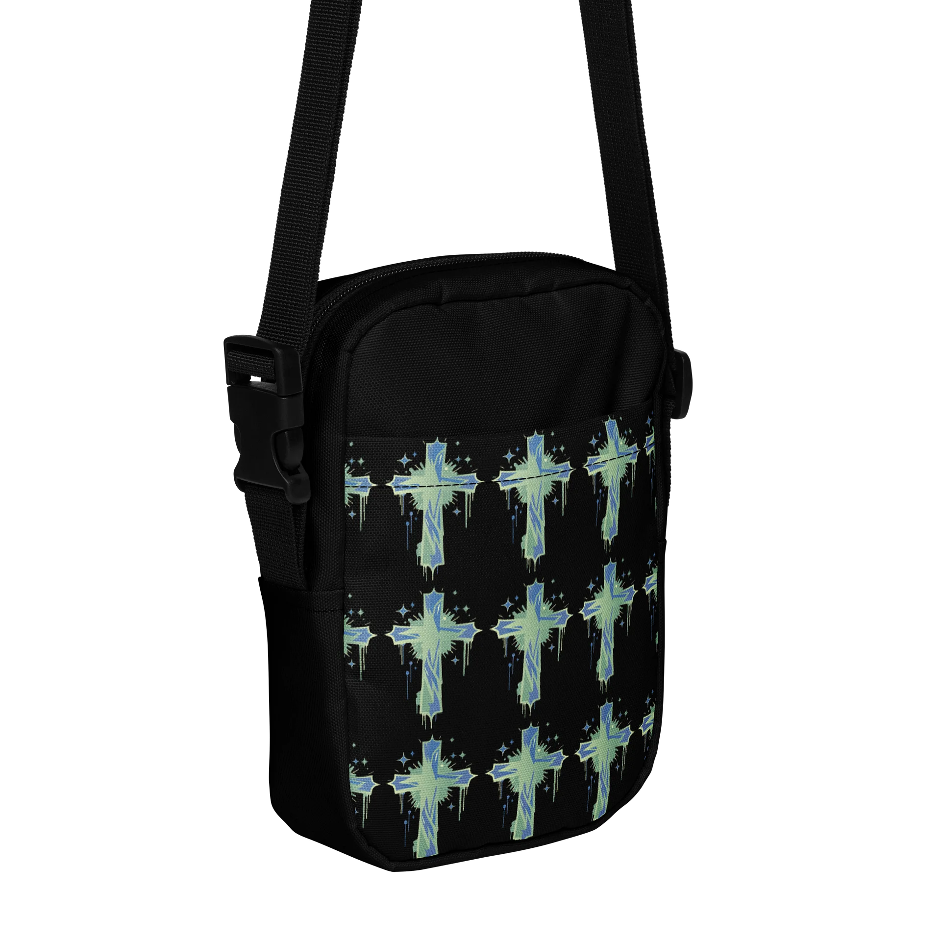 Green Cross Crossbody Utility Bag product image (3)