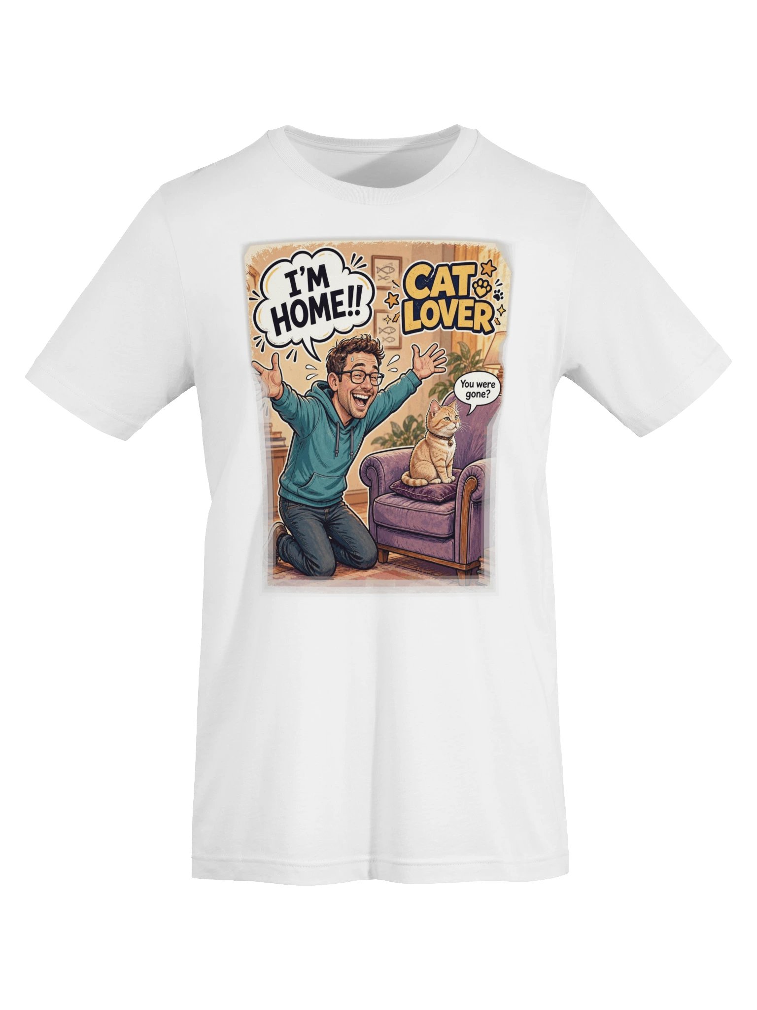 Cat Lover Bella+Canvas Unisex Jersey Tee product image (17)