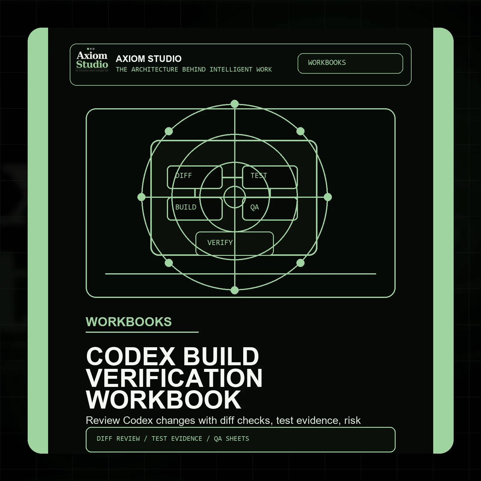 Axiom Codex Build Verification Workbook product image (1)