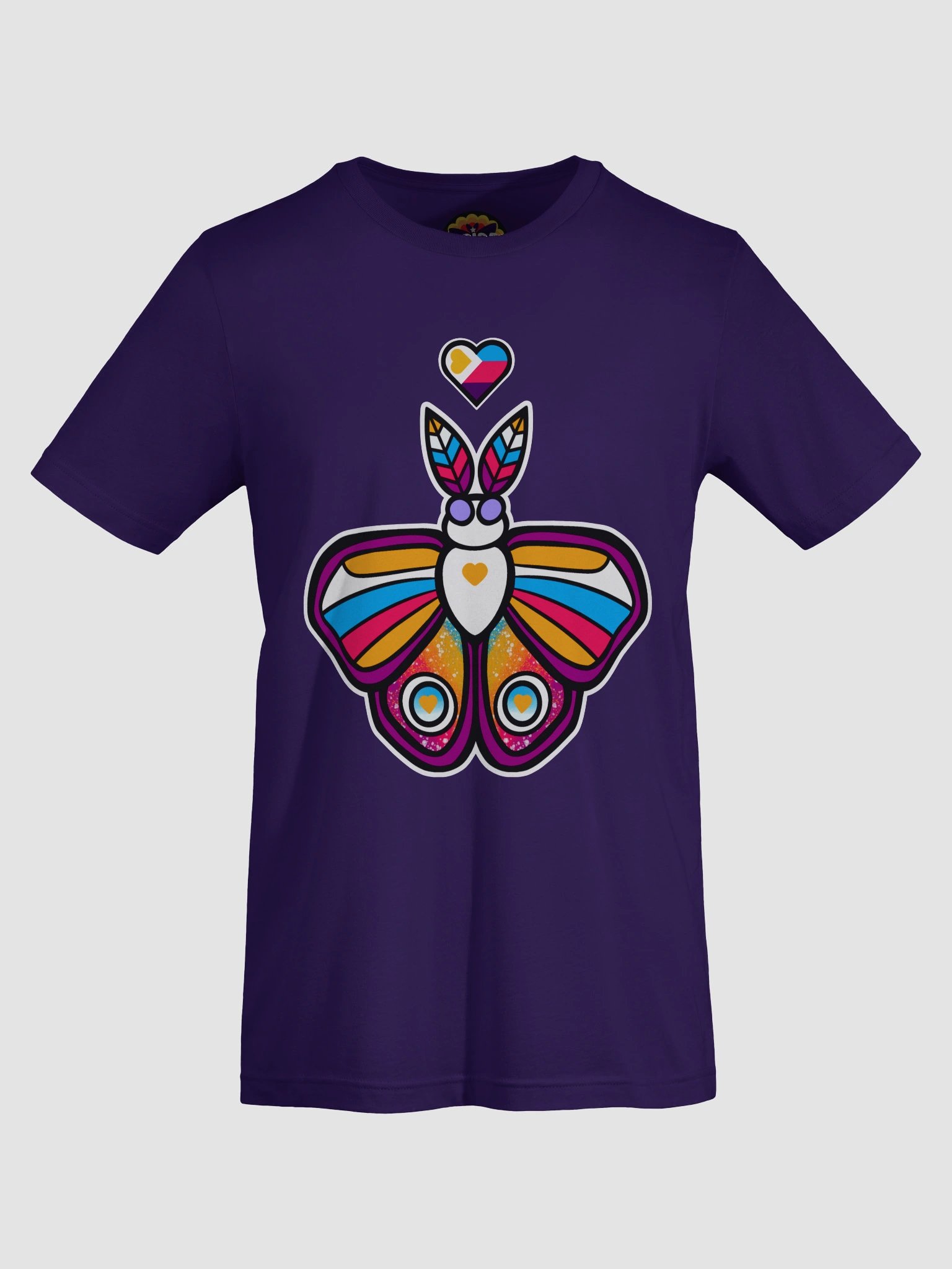 № 11 | POLYAMORY PRIDE MOTH | GRAPHIC TEE | T-SHIRT product image (5)