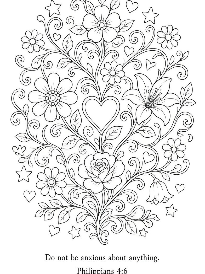 Bible Verses Coloring Book product image (3)