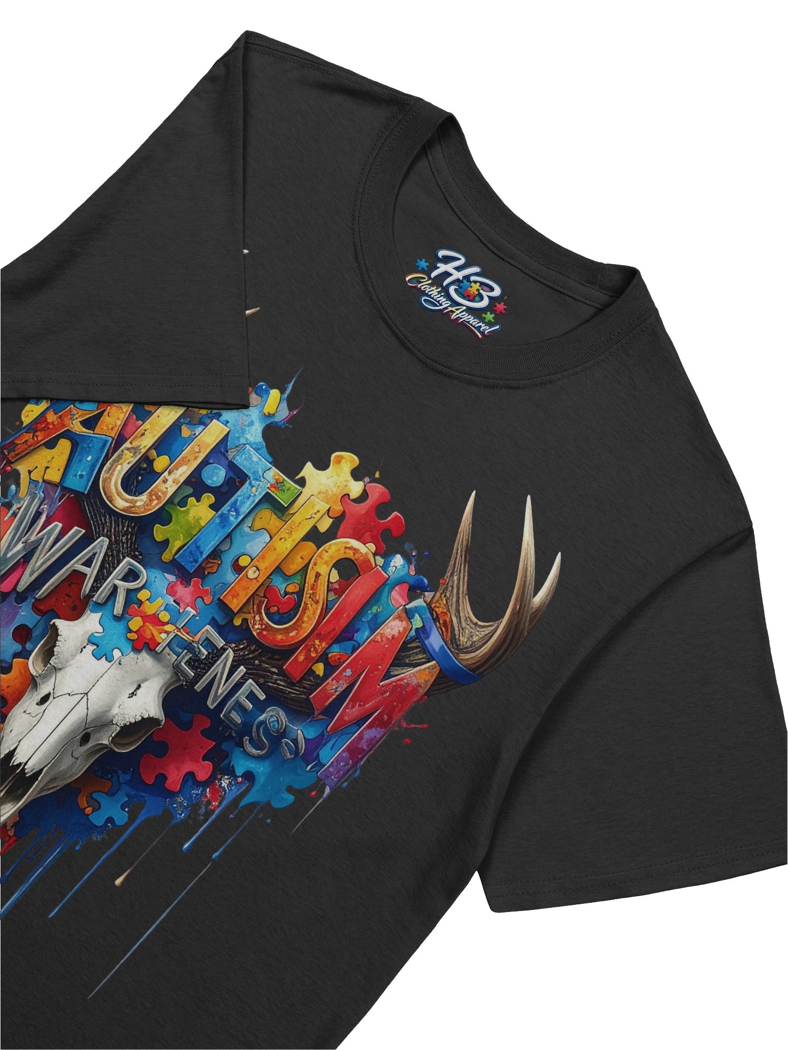 Autism awareness deer tee product image (54)