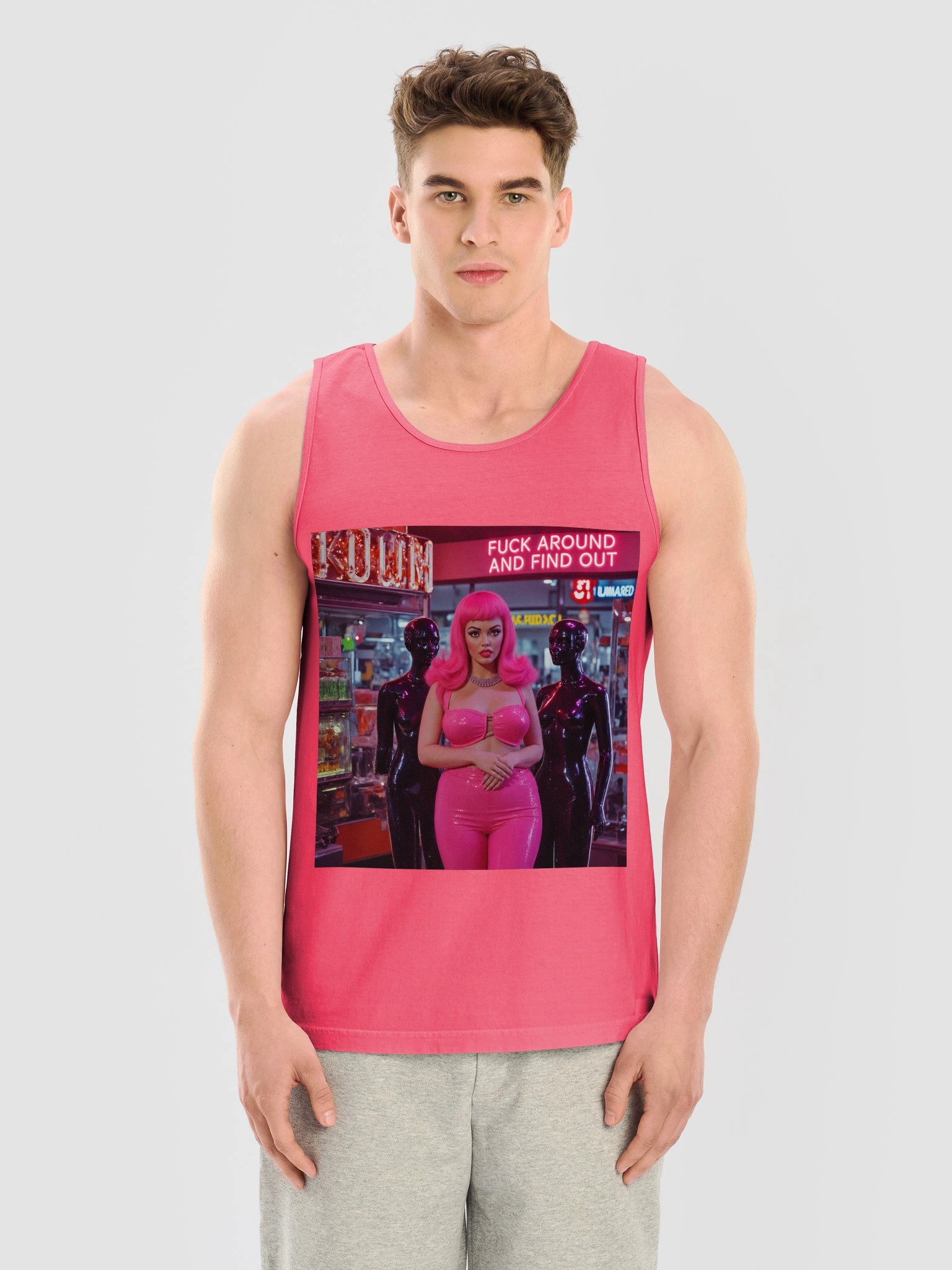 FUCK AROUND AND FIND OUT | Comfort Colors Unisex Garment-Dyed Tank Top product image (102)
