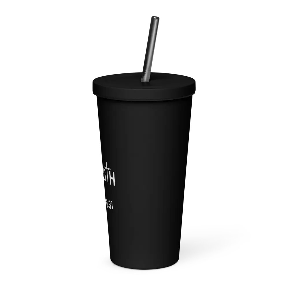 Strength 20 oz. Insolated Cup: Black product image (3)