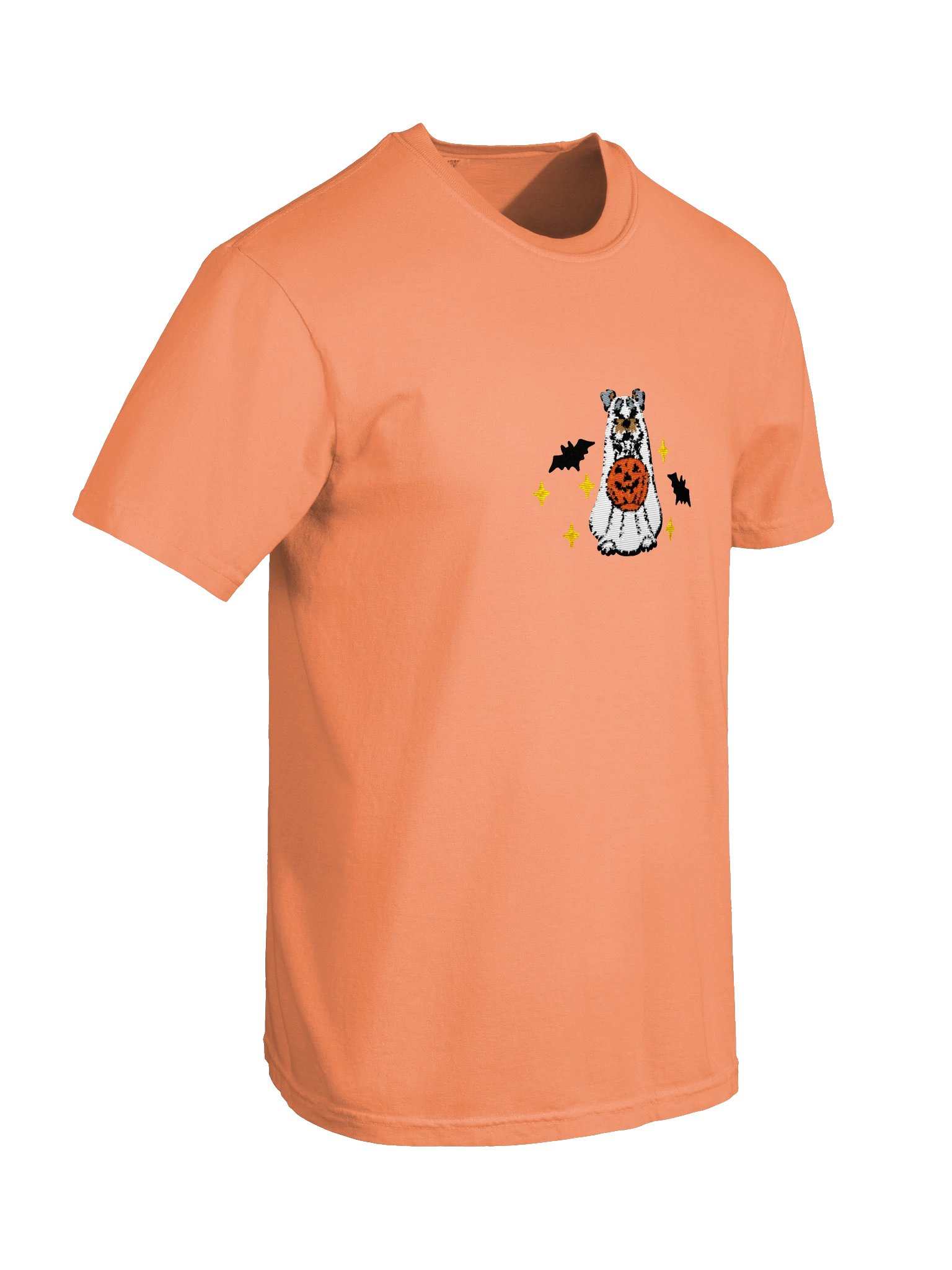 Halloween Miniature Schnauzer(Salt & Pepper) Embroidered T-Shirt product image (30)