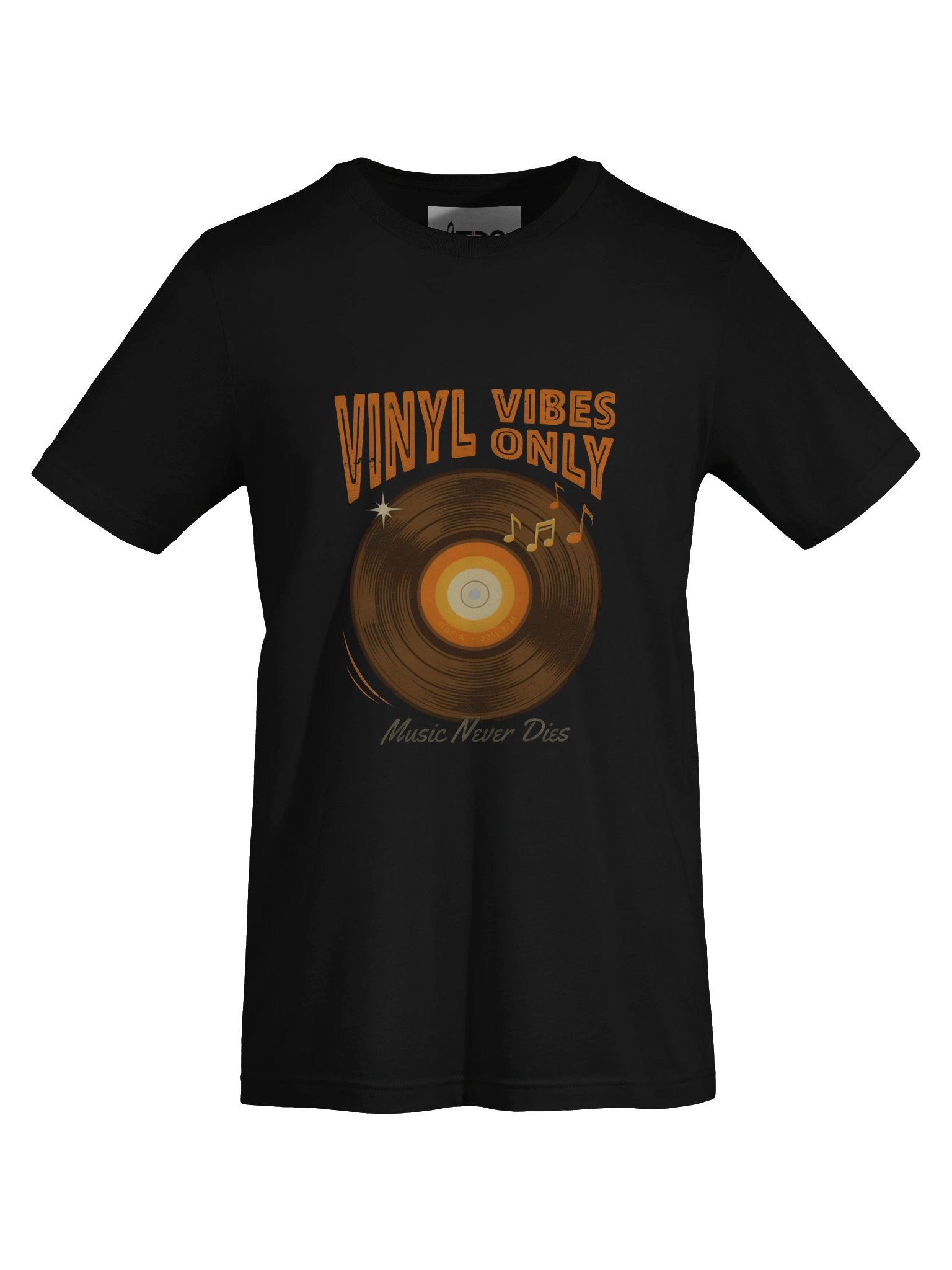 Vinyl Vibes Only Retro Music Tee product image (25)