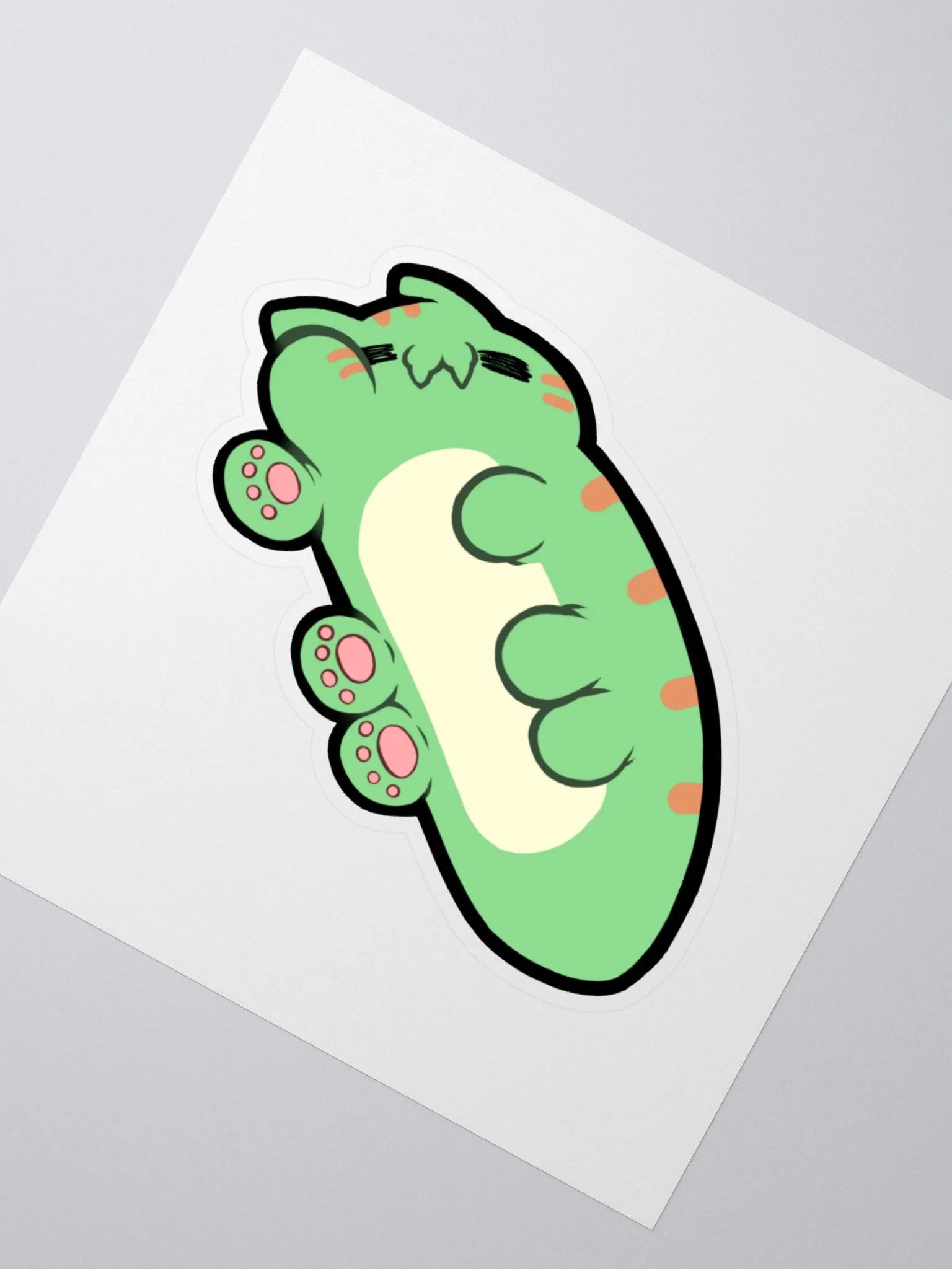 Sleepy Bean Sticker product image (2)