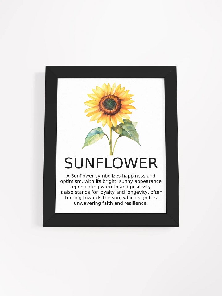 Sunflower of Happiness Framed Poster product image (1)