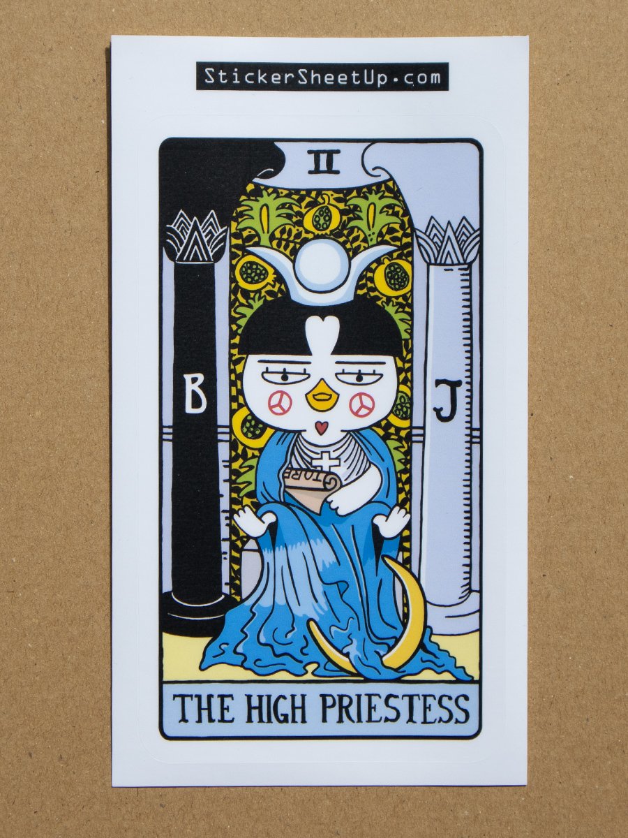 The High Priestess Tarot Card Sticker / Spicy Noodle Edition product image (3)