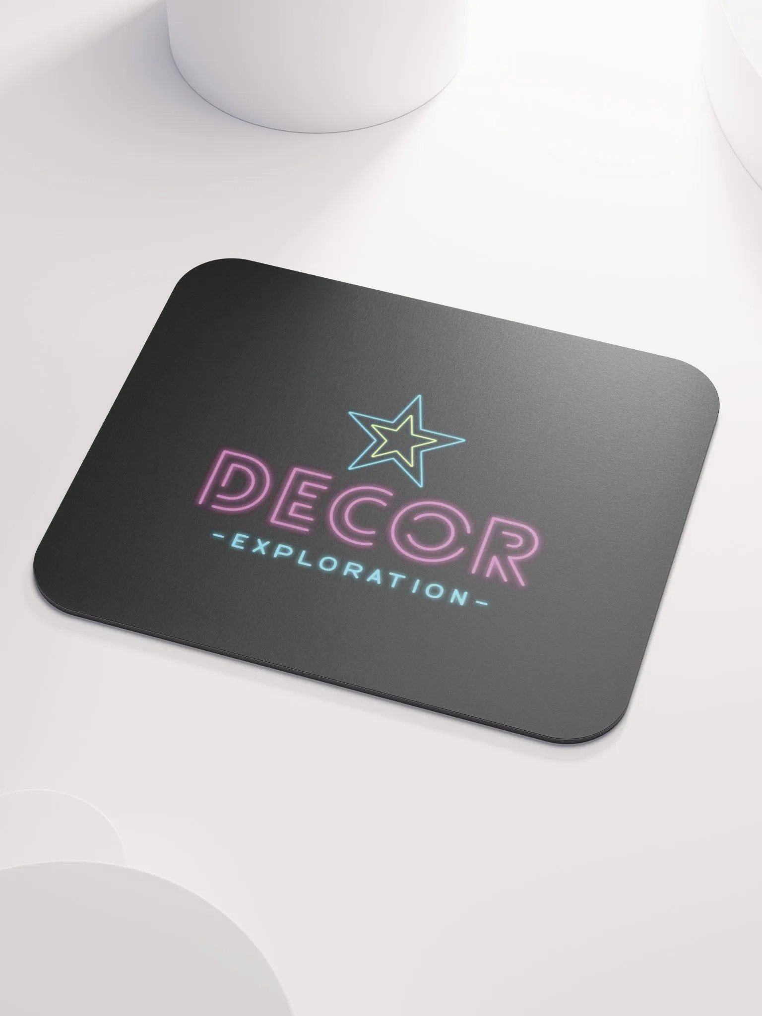 Decor Exploration Black Classic Mouse Pad product image (3)