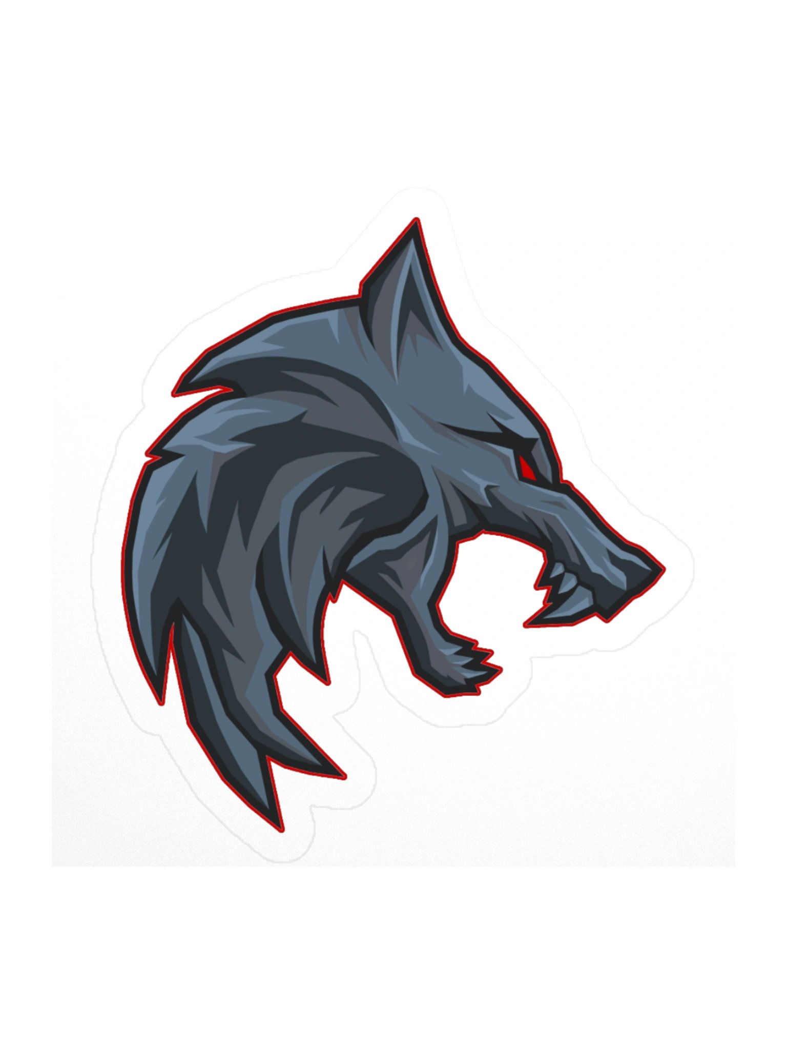 Black Watch Wolf Logo Sticker product image (1)
