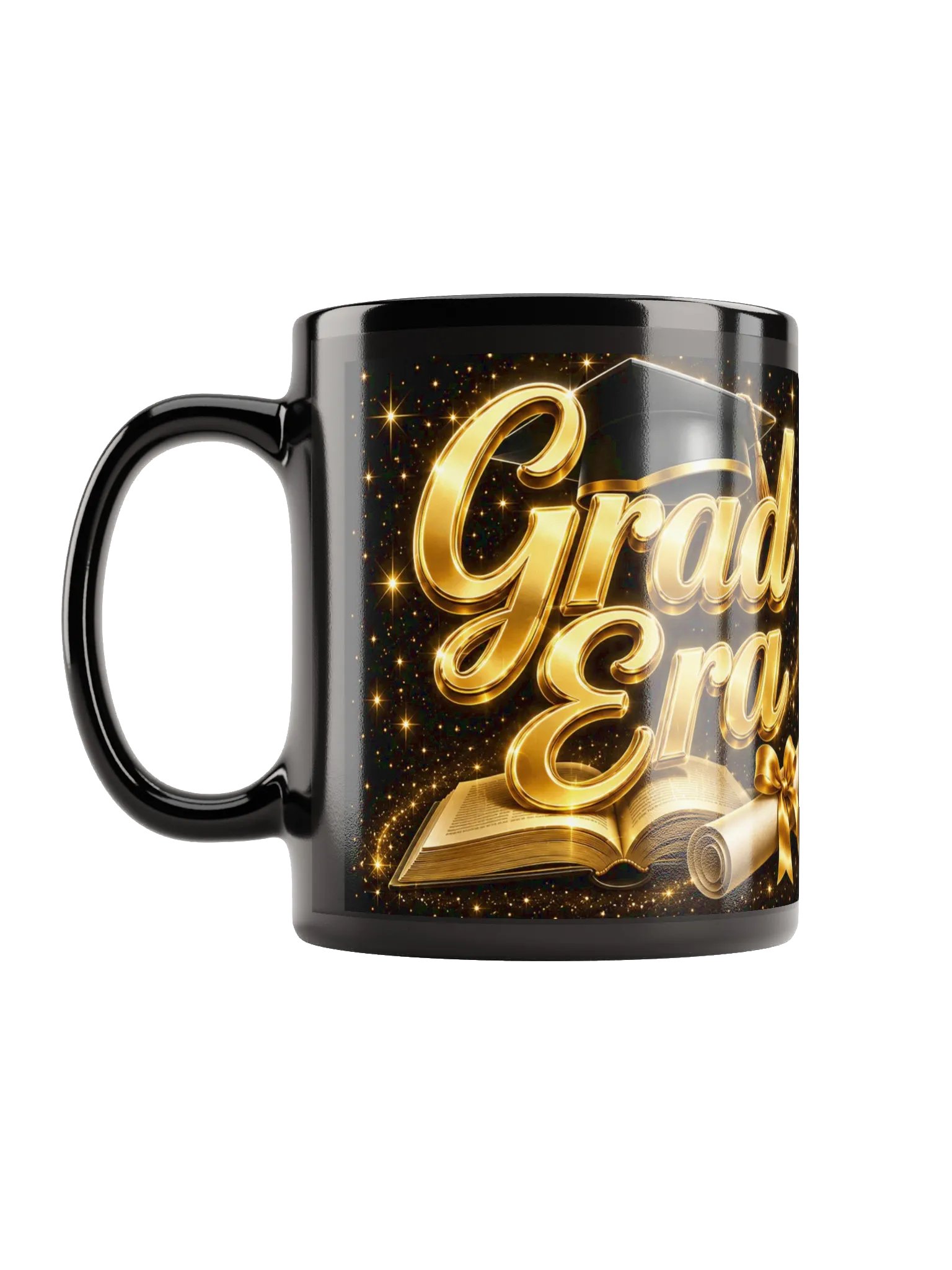Grad Era — Black Glossy Graduation Mug product image (1)