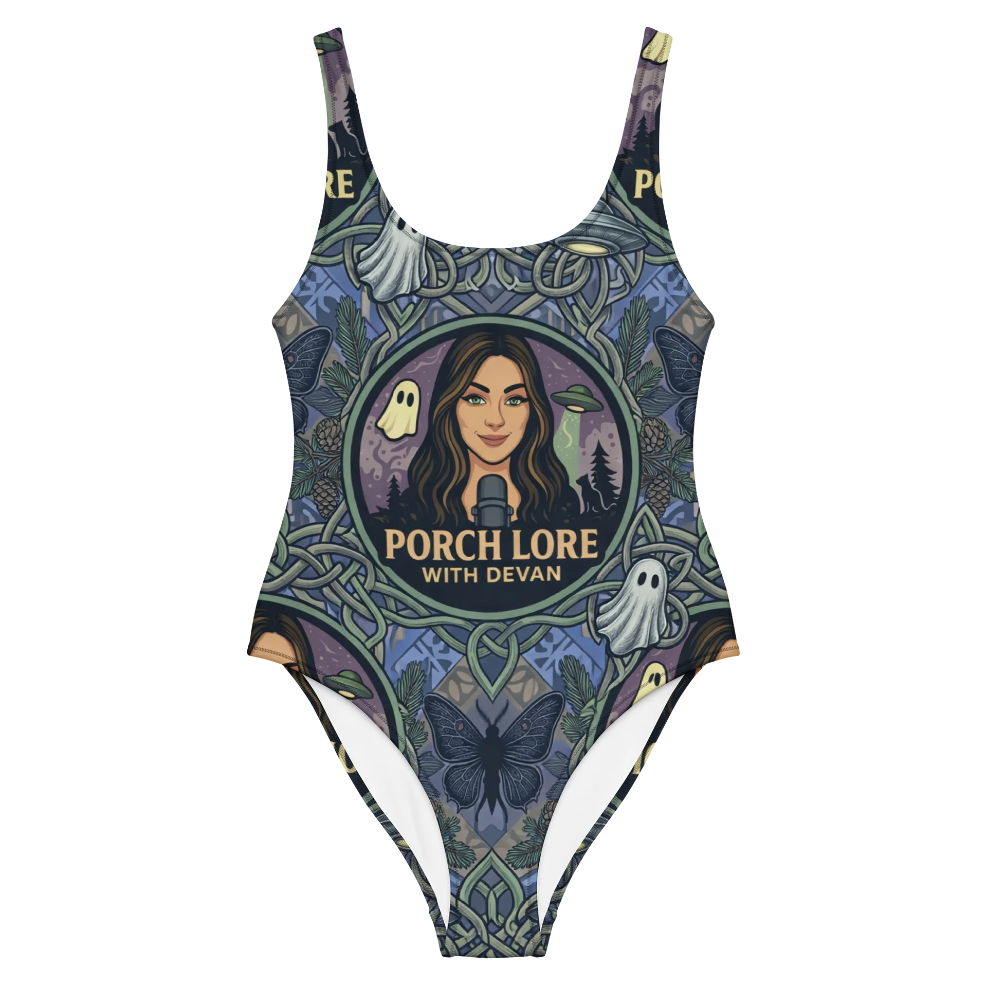 PORCH LORE DEVAN PERIWINKLE MOTH SWIMSUIT product image (2)