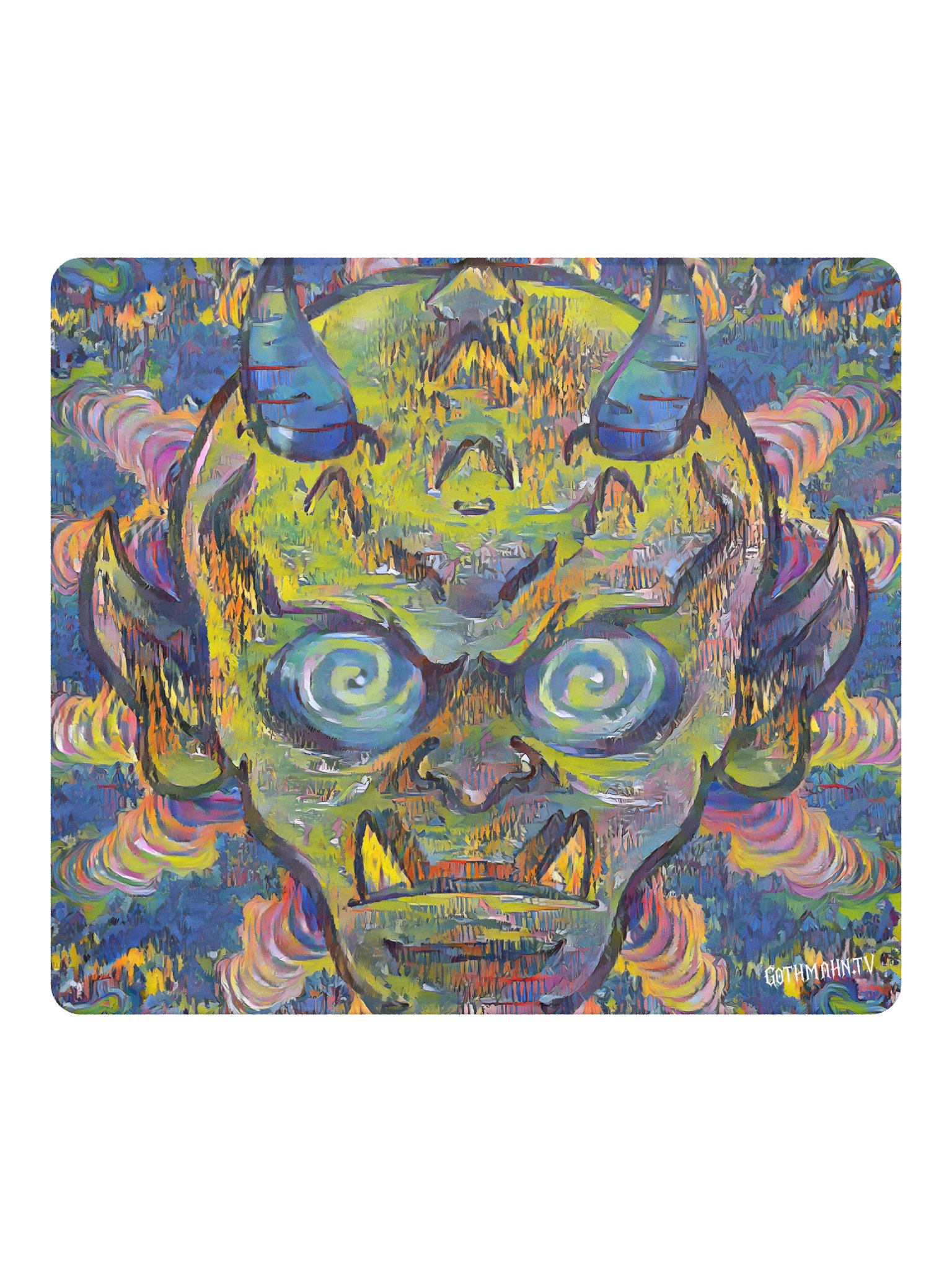 Classic Hypno Gargoyle — Gaming Mouse Pad product image (2)