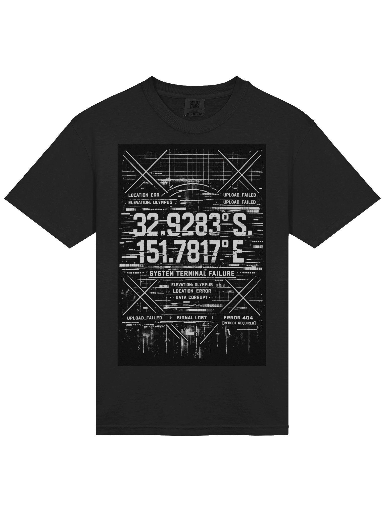 Glitch Coordinates Relaxed Tee product image (3)