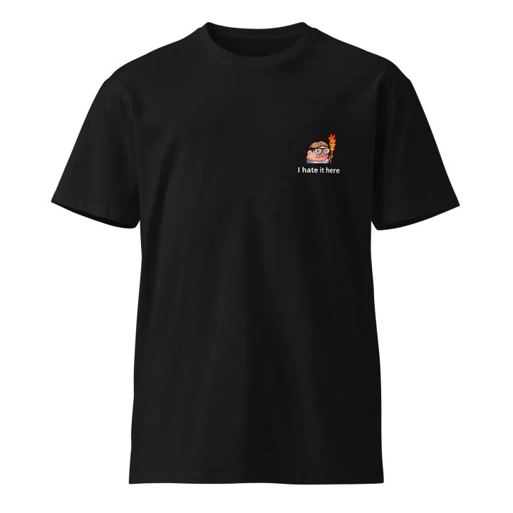 I hate it here T-Shirt (Black) product image (1)