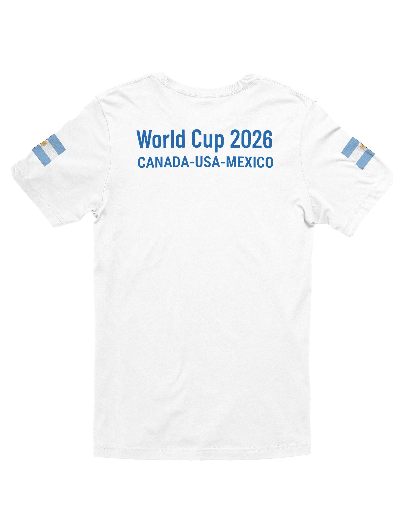Argentina 2026 World Cup Flag Tee - World Cup 2026 Edition - Premium Unisex T-Shirt product image (14)