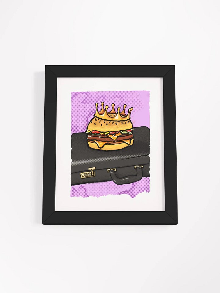 Royale W/ Cheese Framed High-Quality Matte Poster (in) by Allcolor product image (1)