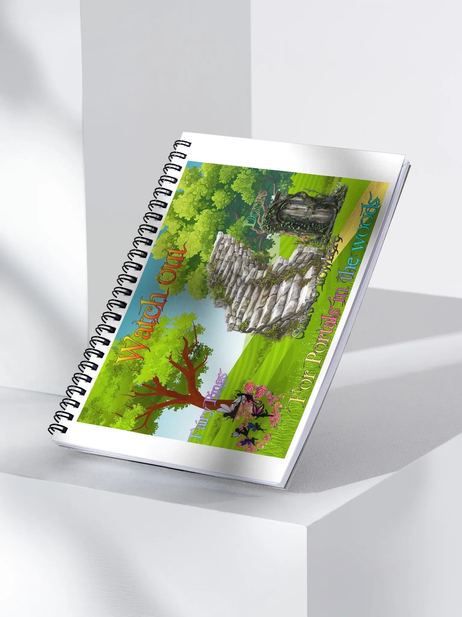 Moonlight Dance Spiral Notebook product image (3)