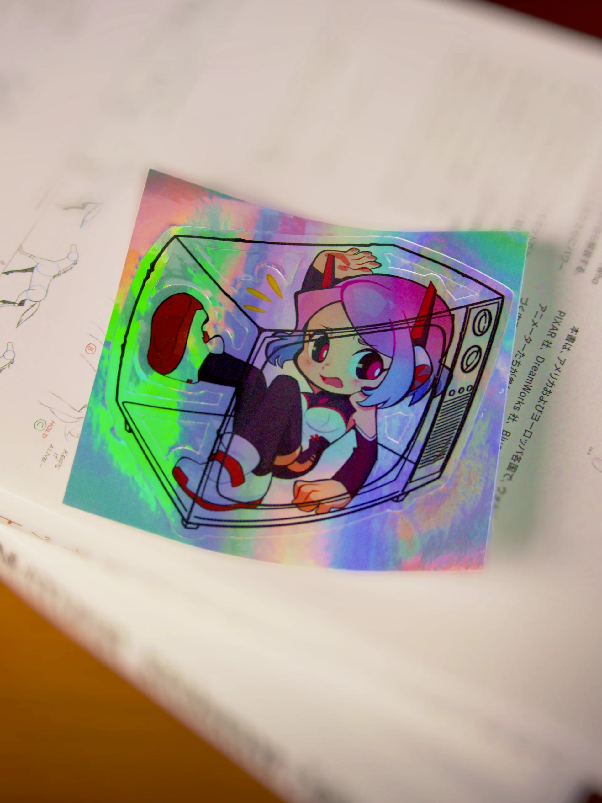 Xeraphine TV Sticker (Holographic) product image (1)