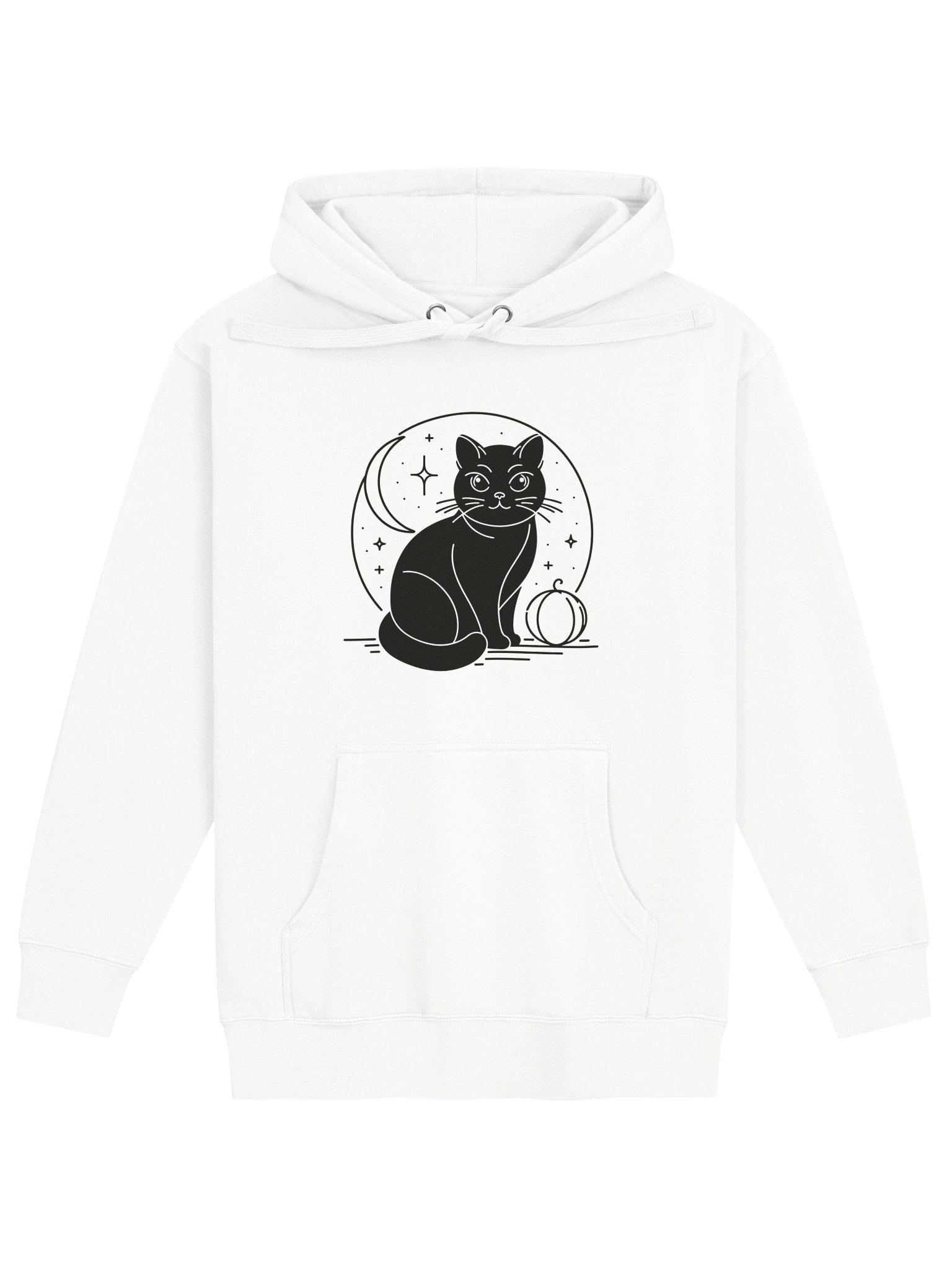 Midnight Cat Graphic Hoodie | IDLAR product image (1)