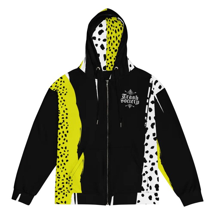 TRASH SOCIETY TRINITY ZIP UP HOODIE product image (1)
