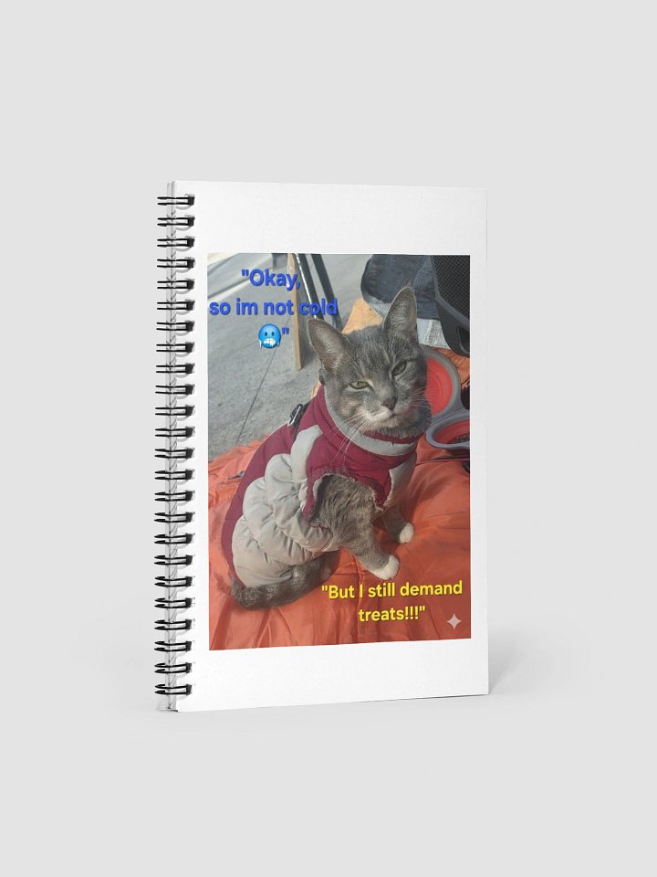Demanding Treats Spiral Notebook product image (1)