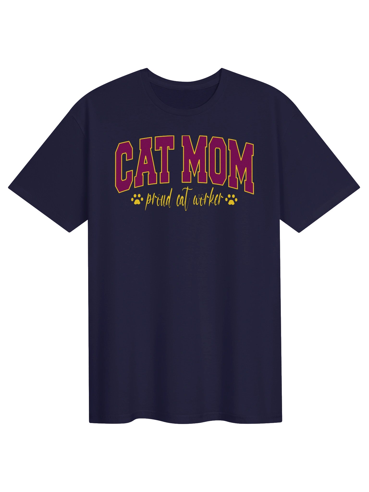Cat Mom 2 (proud cat worker) - Unisex Adult Super Soft Lightweight T-shirt product image (1)