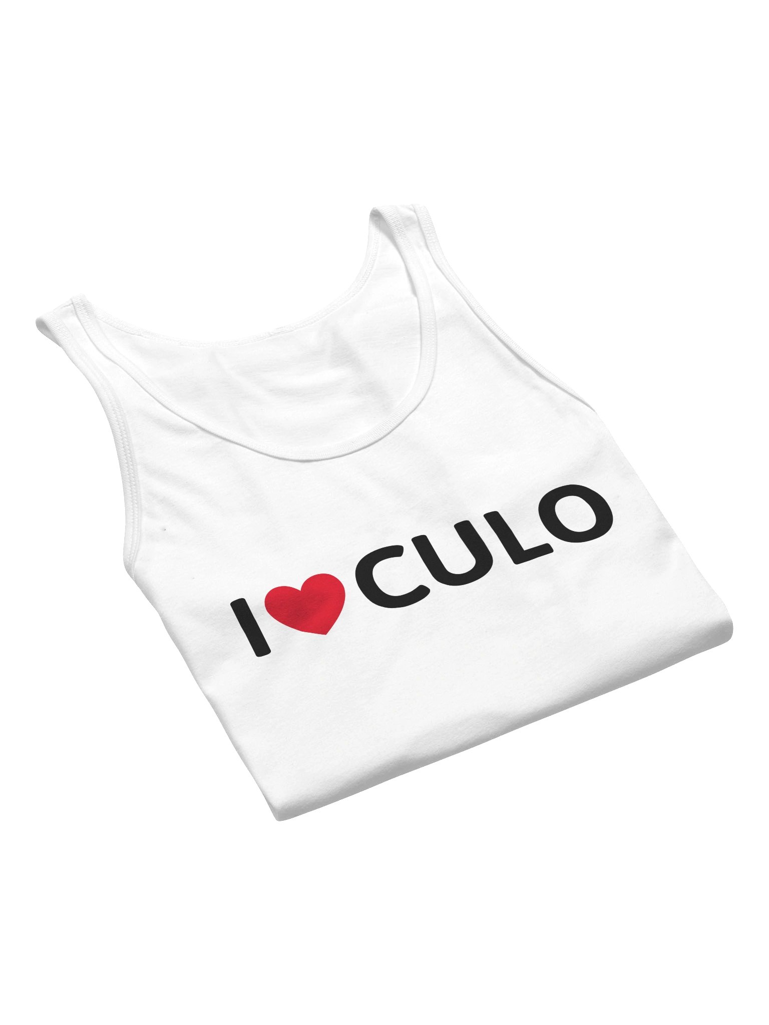I ♥️ CULO tank top white product image (7)