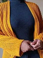 Sunshine Oversized Crochet Cardigan Pattern product image (1)