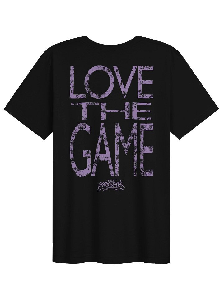 Love the Game Violet Adult (Front/Back) Unisex T-Shirt product image (1)
