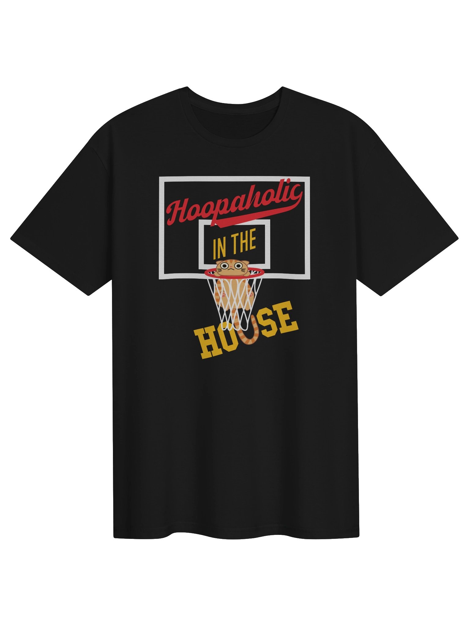 Basketball Cat (Hoopaholic IN THE HOUSE) - Unisex Adult Super Soft Lightweight T-shirt product image (28)