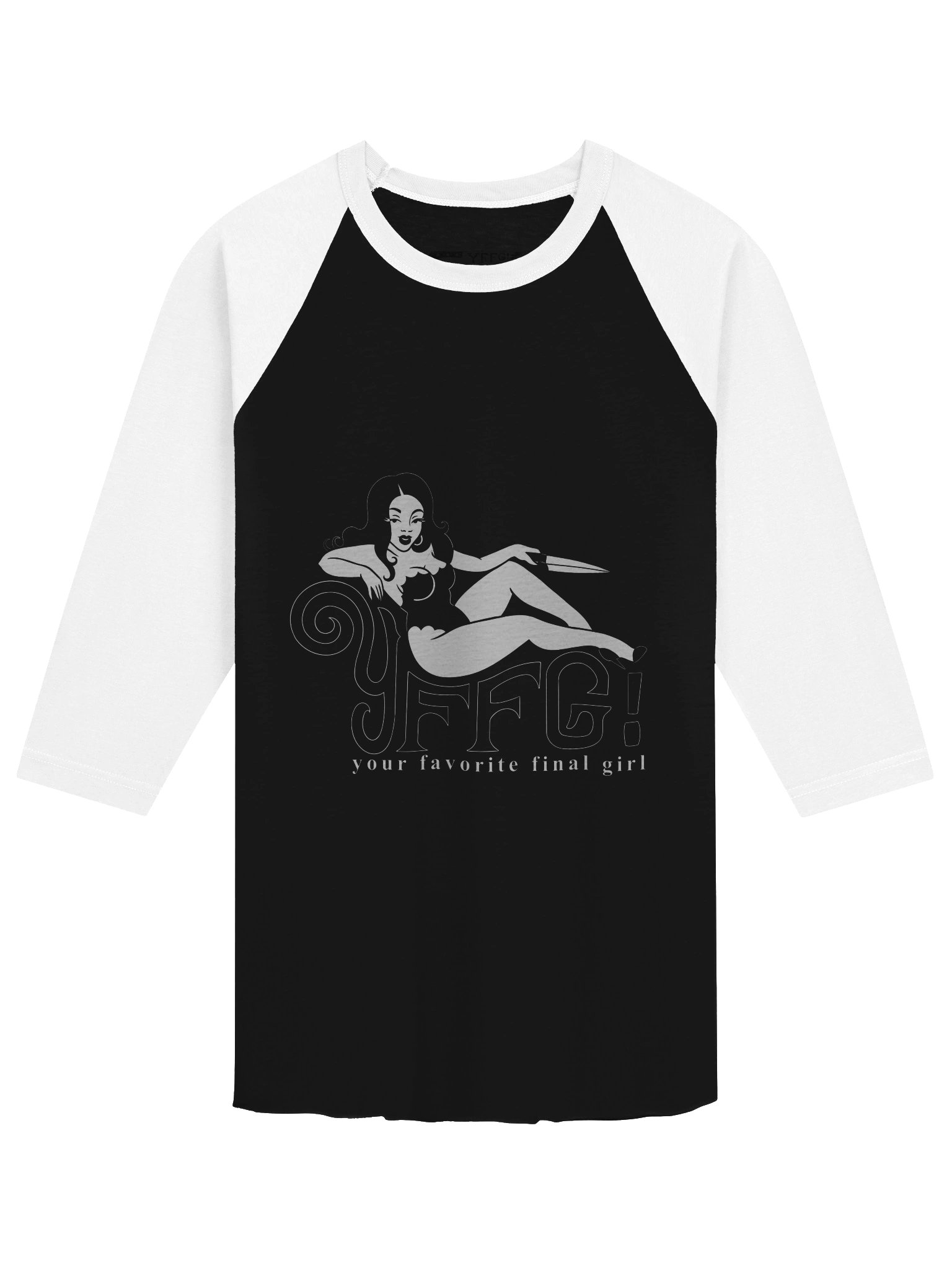 Post Mortem Pin Up Baseball Tee product image (1)
