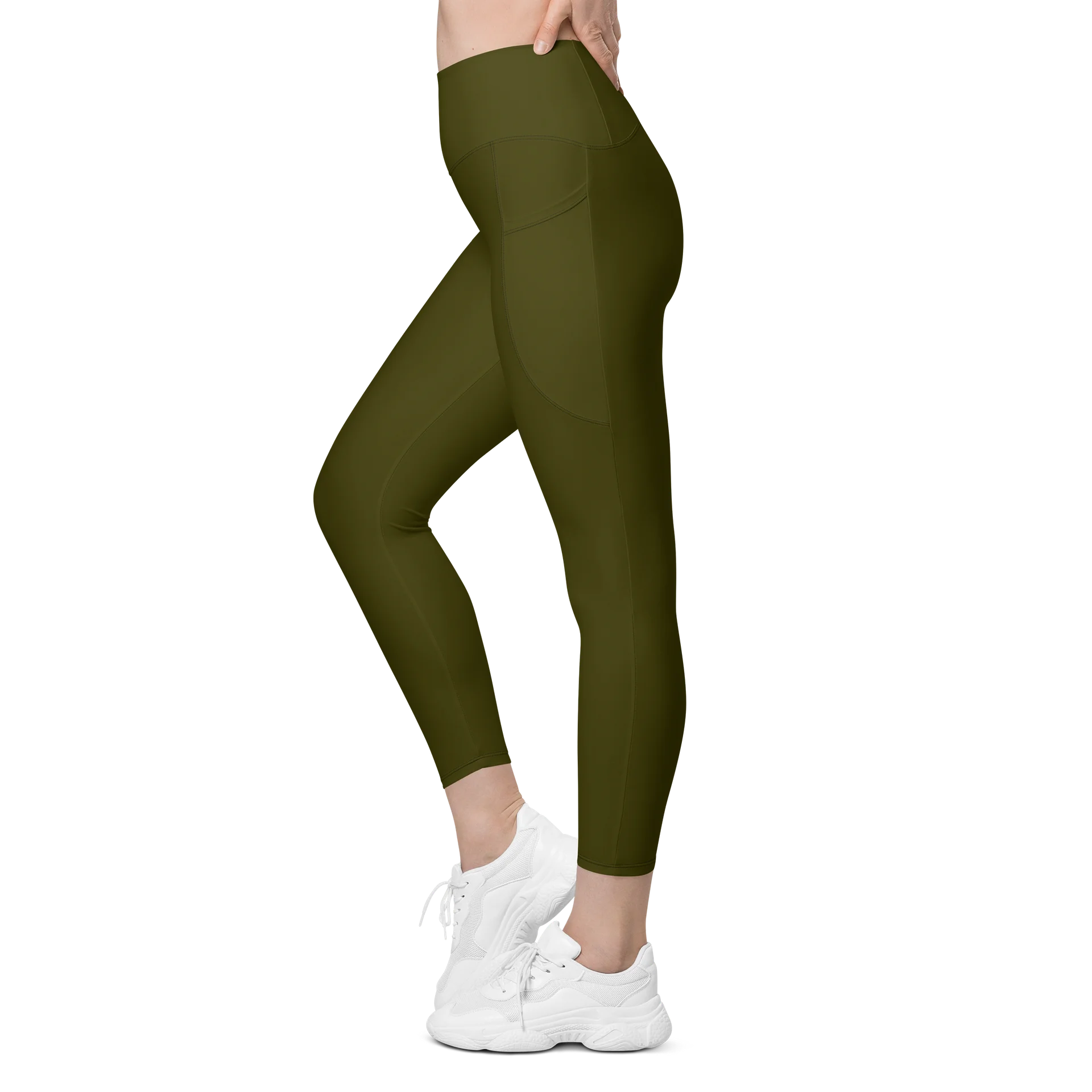 Green Leggings with Pockets product image (6)
