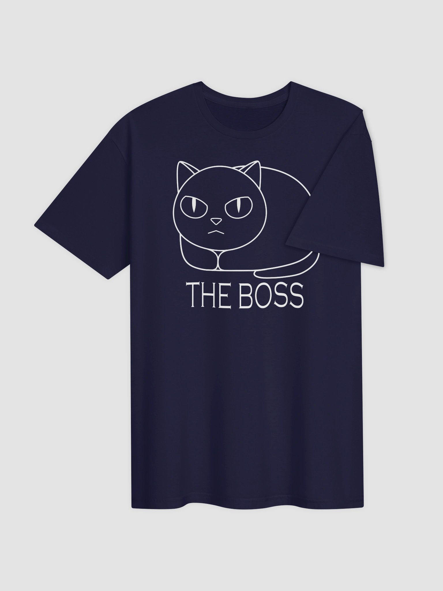 The Boss (White Print) - Unisex Adult Super Soft Lightweight T-shirt product image (3)