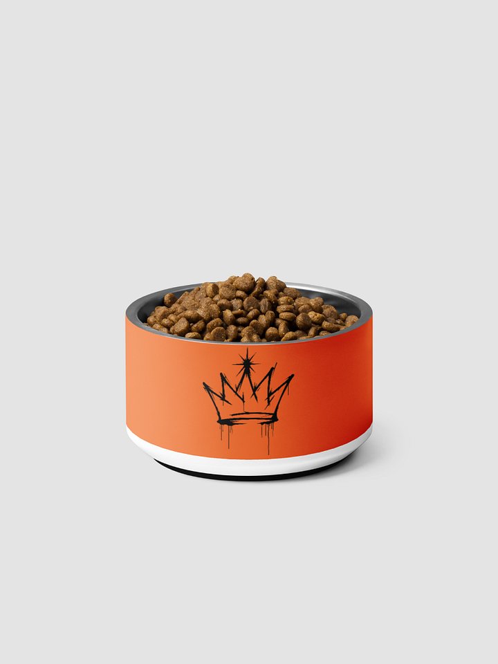ONE KING Urban Crown Pet Bowl Orange product image (2)