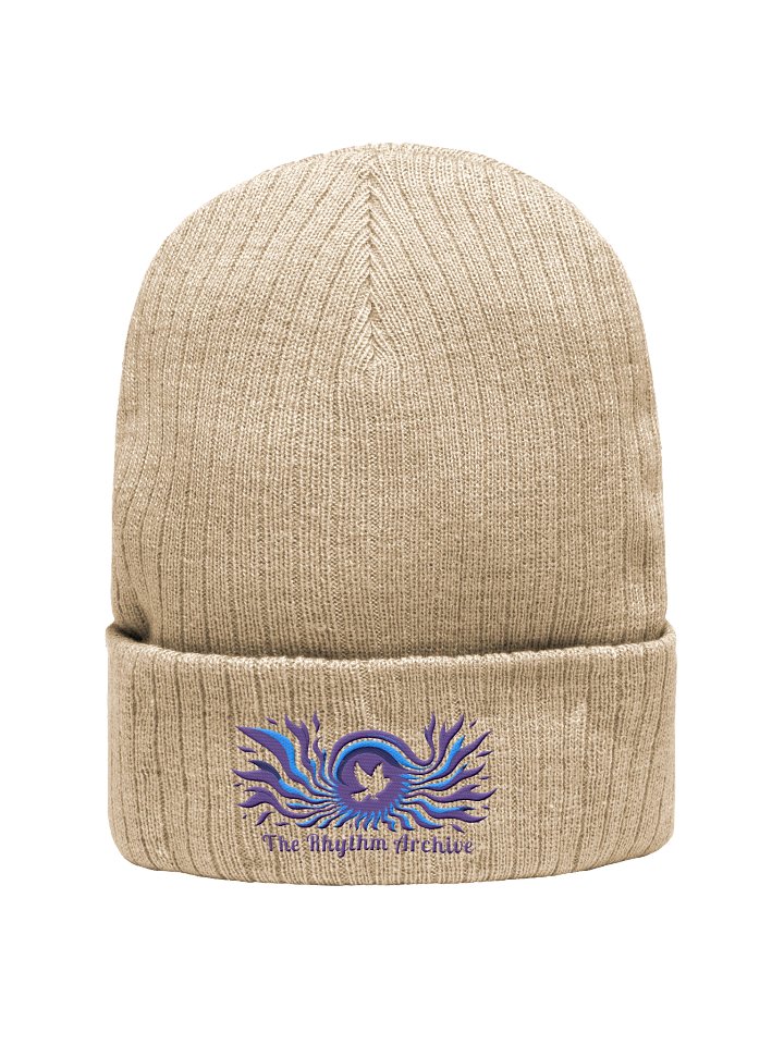 "Dove Wave" Eco Ribbed Beanie product image (1)