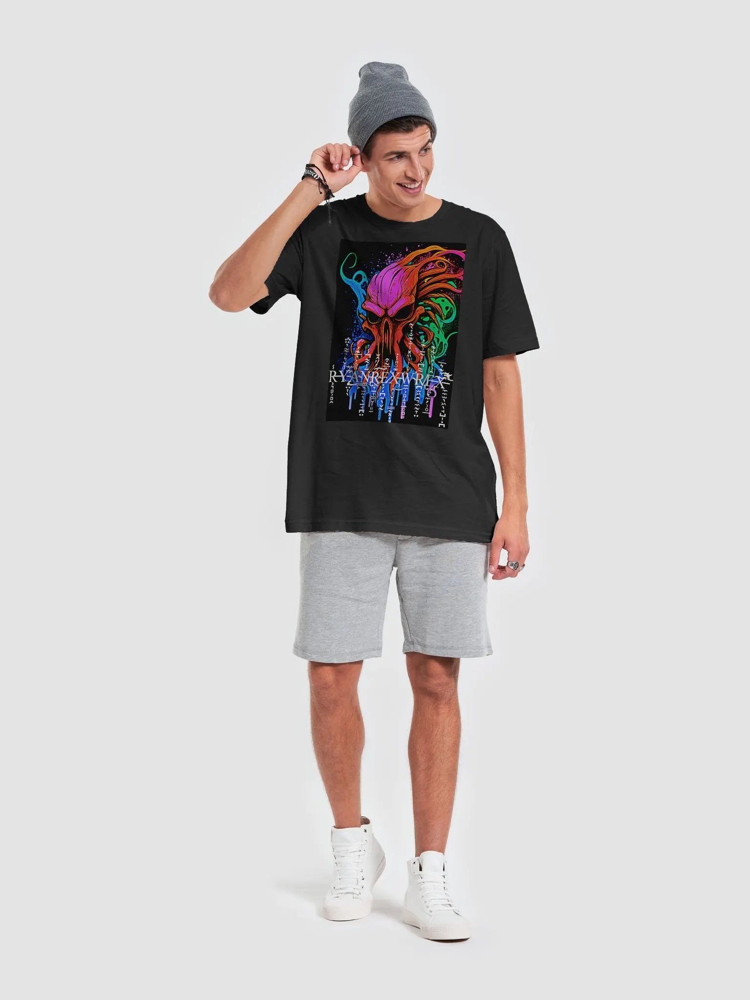 RYANREXWREX SQUIDSKULL V2 NEON MONSTER MERCH product image (11)