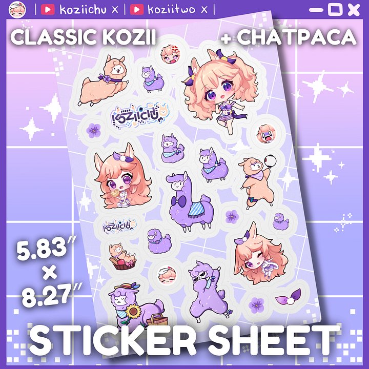 Classic Kozii/Alpaca Sticker Collection product image (1)