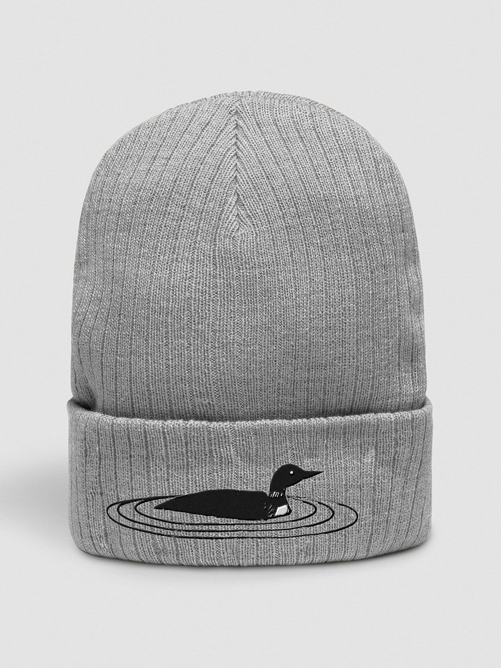 Loon Silhouette Gray Beanie product image (1)