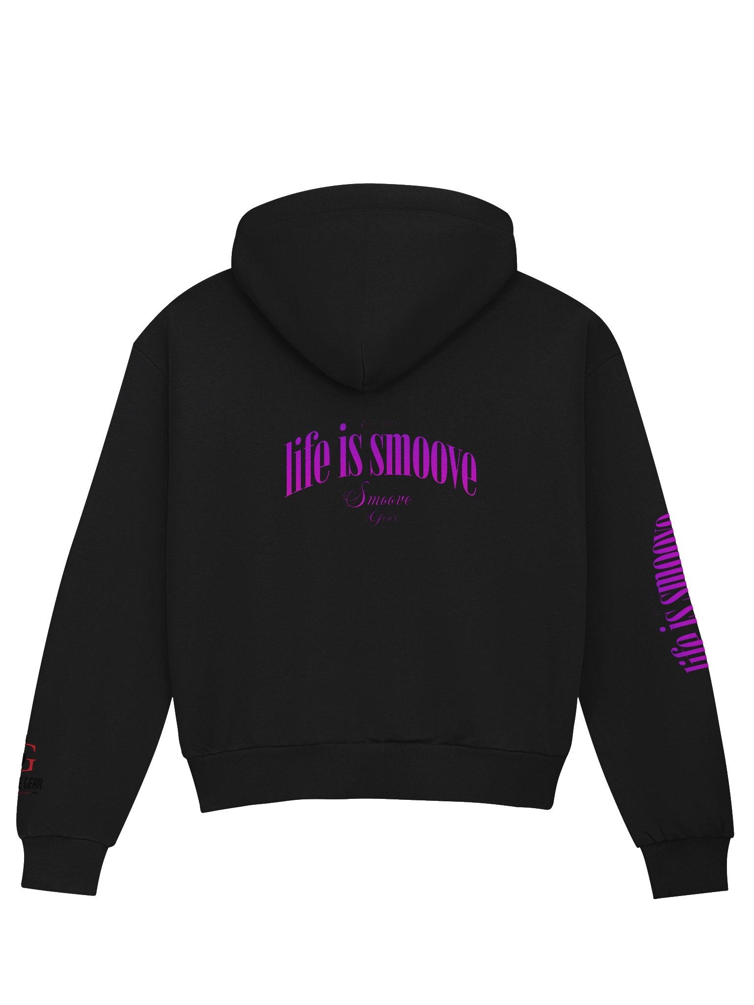 Life Is Smoove Pink Hoodie product image (9)