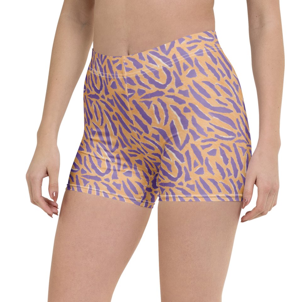 "Animal Stripe" Print Shorts product image (1)